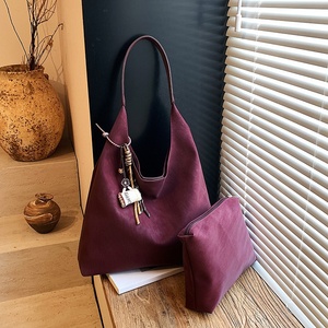 Bolsos de Mano de Ante Vintage al por Mayor en Conjuntos Combinados, Bolso de Hombro Multiusos Nuevo 2025, Bolso de Viaje de Gran Capacidad - Product Image 2