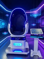 Chaise à mouvement VR 9D, sièges simples/doubles, simulateur de réalité virtuelle avec lunettes 3D