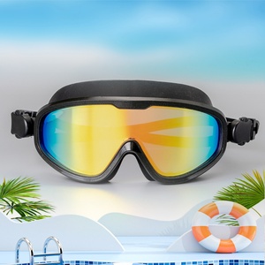 Lunettes de natation professionnelles pour adultes |   Lunettes de soleil de grande taille, anti-buée, étanches, haute définition, protection UV, haute qualité - Product Image 4