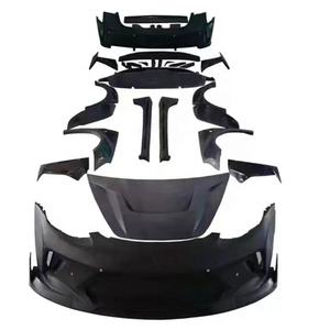 Pour Tesla modèle 3 mise à niveau kit carrosserie large pare-chocs avant pare-chocs arrière capots de moteur en fibre de carbone et <span class=keywords><strong>becquet</strong></span> de voiture GT - Product Image 1