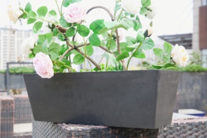 Pack <span class=keywords><strong>de</strong></span> conteneurs <span class=keywords><strong>de</strong></span> jardinage extérieur 26cm 50cm 70cm Pots <span class=keywords><strong>de</strong></span> plantes en plastique et jardinière d'arbre Design carré pour l'utilisation au sol - Product Image 5