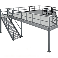 Plateforme de mezzanine en acier de conception professionnelle, système de stockage industriel pour entrepôt, rayonnage métallique multi-niveaux personnalisé