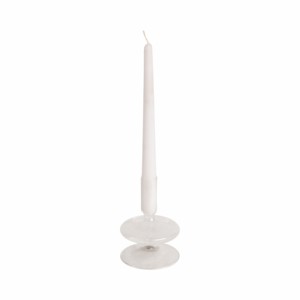 Portacandele Moderno in Vetro, Design a Disco Sferico, Decorazione da Tavolo, Coppia - Product Image 2