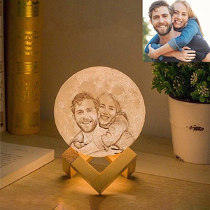 Mặt Trăng Không Dây LED Đèn Mô Hình Đèn Thay Đổi Độ Sáng Điều Khiển Cảm Ứng Có Thể Sạc Lại Trăng Ánh Sáng Ban Đêm <span class=keywords><strong>3D</strong></span> In Ấn Ánh Sáng Ban Đêm Trang Trí - Product Image 5