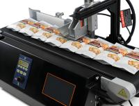 Imprimante jet d'encre automatique XC20P NASCENCE pour l'impression de dates et de codes de lots sur emballages alimentaires, matériaux flexibles, sachets de snacks et petits emballages