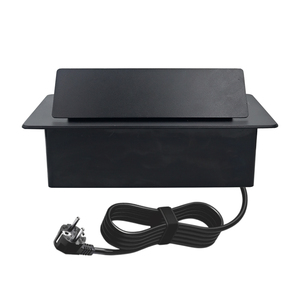 Prise de courant électrique escamotable pour table, double USB, prise UE dissimulée, vente directe usine, idéale pour les salles de conférence - Product Image 4