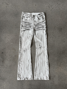Set Personalizzato di Abbigliamento Streetwear: Felpa con Cappuccio Pesante con Strass e Cerniera con Rivetti, Pantaloni Larghi a Gamba Ampia - Product Image 3