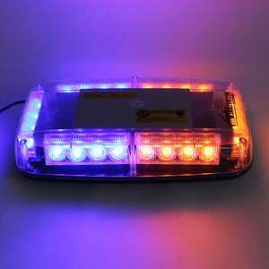 Barra de Luces LED Magnética para Techo de Auto, <span class=keywords><strong>Mini</strong></span> Barra de Luces de Emergencia Giratoria con Destello, Rojo, Azul, Ámbar, Verde, Blanco - Para Wrangler - Product Image 5