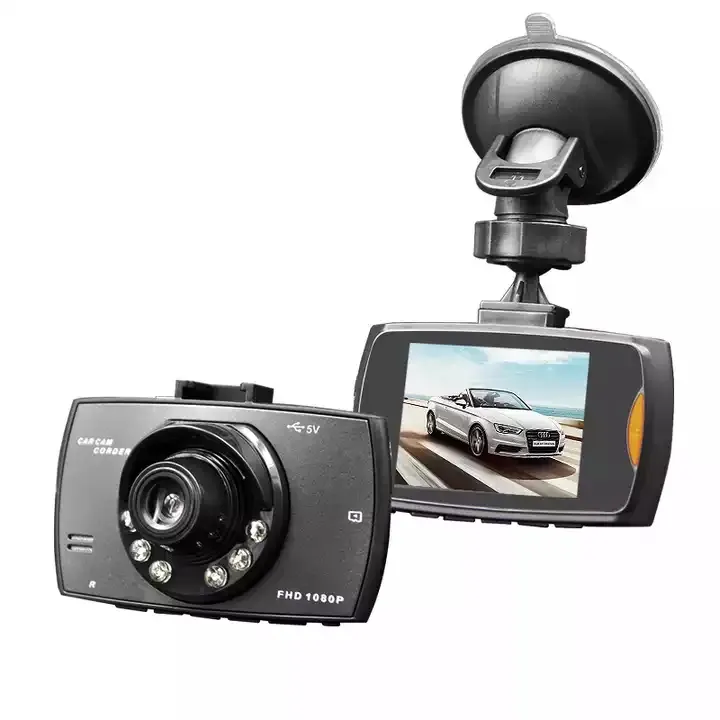 Câmera de carro lcd 2.7 "g30, dvr, full hd, 1080p, vídeo filmadora com visão noturna, gravação em loop, sensor-g