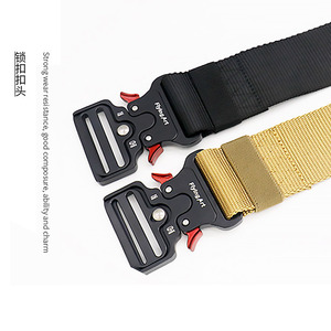 Cinturón elástico ajustable de fábrica, cinturón para exteriores, cinturón de tela de lona tejida coreana para hombres - Product Image 3