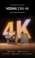 Projecteur XGIMI Z9X 4K avec puce MT9681, augmentation de 63% du processeur, 100% GPU, 1300 CVIA lumineux, zoom optique 0.98-1.3:1, projecteur de jeu intelligent