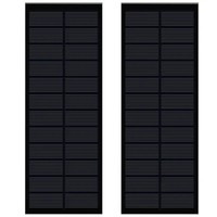 Panneau solaire hors réseau CE Full Black 90W en verre trempé N-Type PERC HJT Mono 18V haute efficacité 20%+ pour la charge de batterie