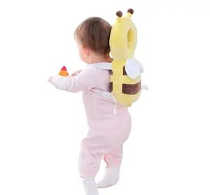Cojín protector para la cabeza para niños pequeños, almohada cómoda y transpirable para caminar infantil, Protector de protección para la espalda