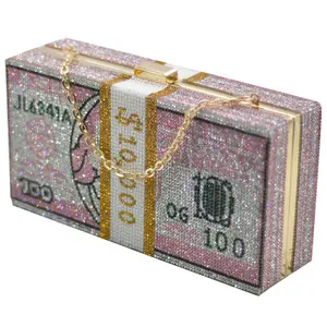 ขายส่ง คลิปเงิน bling-กระเป๋าสตางค์กระเป๋าใส่เหรียญสำหรับผู้หญิง,กระเป๋าคลัทช์แฟชั่นกระเป๋าเงินประดับเพชรคริสตัลกระเป๋าใส่เงิน2021