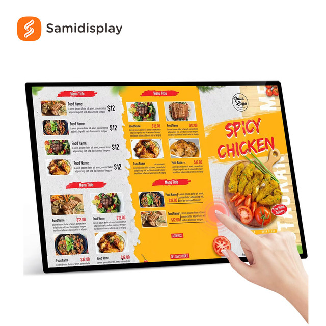 15.6 Inch Advertising Screens Tablet Standing Android System Cms Software for Ads Publish Digital Signage and Displays
