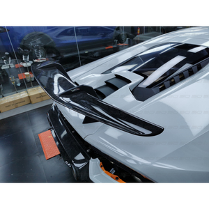Mise à niveau vers Kit de carrosserie de becquet arrière en Fiber de carbone sec de Style Performance pour voiture de carrosserie Lambor <span class=keywords><strong>Huracan</strong></span> - Product Image 3