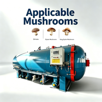 Autoclave à champignons haute fiabilité, stérilisateur à vapeur électrique pour la stérilisation des sachets de champignons