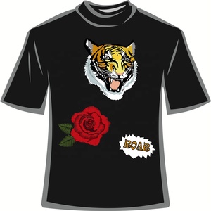Hecho en China alta calidad personalizado pantalla impresa de Plastisol <span class=keywords><strong>Club</strong></span> <span class=keywords><strong>Estrella</strong></span> logotipo diseño para <span class=keywords><strong>la</strong></span> camiseta - Product Image 3