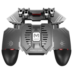 Manette de jeu AK77, 4000mAh, avec ventilateur de refroidissement, joystick, compatible avec iPhone, iOS et Android