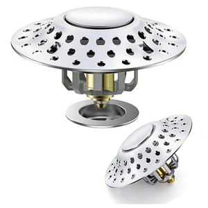 Siphon de sol escamotable en cuivre massif pour baignoire et lavabo, avec filtre à cheveux et anti-odeur, type <span class=keywords><strong>pieuvre</strong></span> - Product Image 1