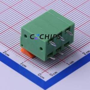 KF142V-5.08-3P Spring Terminal Block Through hole Component (THT),P=5.08mm Connector 5.08mm 3P 3 15A - Product Image 2