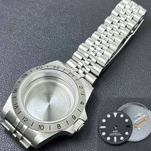 Verre saphir en acier inoxydable GMT 39 mm <span class=keywords><strong>pour</strong></span> kit d'accessoires <span class=keywords><strong>pour</strong></span> boîtier EXP, compatible avec les mouvements de la série NH35, compatible OEM/ODM - Product Image 2