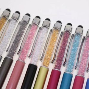 Promotional Gorgeous <b>Color</b> Glitter Crystal Metal Ball <b>Pen</b> with Custom Logo Packaging - Product Image 3