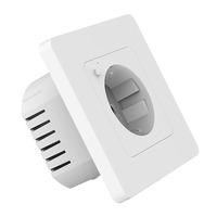Enchufe de Pared Inteligente WiFi Tuya de Alta Calidad con Monitoreo de Energía de 16A