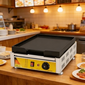 Nouvelle Plaque de Cuisson Électrique avec Panier Friteuse Professionnel Combo pour Aliments Frits 220V <span class=keywords><strong>Facile</strong></span> à Utiliser - Product Image 1