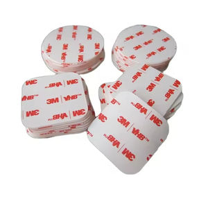 Cinta Adhesiva de Espuma Acrílica de Doble Cara 3M 4930, Corte por Troquelado, Alto Rendimiento, Color Blanco/Círculo de 25 mm y Otras Formas - Product Image 2