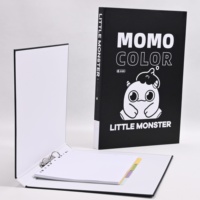 Carpeta Personalizada para Tarjetas A3 A4, Combinación Horizontal y Vertical, 2, 3, 4 Anillas, Clips Metálicos en Forma de O, D y Q para Todo Tipo de Carpetas de Cartón