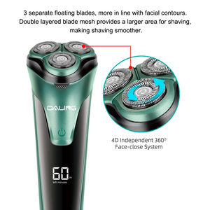 Afeitadora portátil profesional de 3 hojas giratoria recargable USB DALING <span class=keywords><strong>SURKER</strong></span> para hombre - Product Image 4