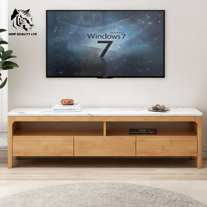 Venta directa de fábrica, mejor precio, personalizable, en stock, ecológico, nuevo diseño, mesa de TV, mueble de sala de estar, aparador de TV de madera - Product Image 3