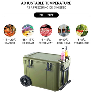 45L Auto Fridge Solar Battery Cooler Box <b>Refrigerator</b> Outdoor Portable Mini Camping Freezer Car Fridges Portable Car Refrigerato - Product Image 3