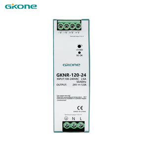Siêu mỏng đường sắt gắn <span class=keywords><strong>DC</strong></span> 3.5mm giao diện cung cấp điện 12V/24V/48V 10A (5A tùy chọn) cho tự động hóa nhà máy gkone Gknr-120 - Product Image 6