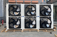 Refroidisseur évaporatif industriel YKF à faible bruit avec module à 6 ventilateurs, échangeur de chaleur à serpentin tubulaire, refroidisseur à sec pour l'industrie électrique