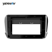 Autoradio Android 2 + 16G avec écran tactile de 9 pouces, navigation GPS, positionnement sur tableau de bord TV/USB, pour Peugeot 2008