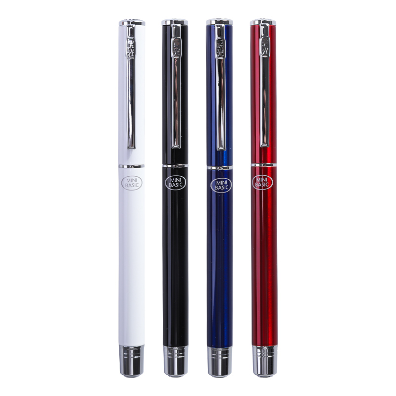Металлическая авторучка сменный чернильный мешок коммерческий офисный модные цифровым пером перьевая ручка