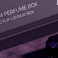 Boîte cadeau de luxe personnalisée pour parfum violet et boîte magnétique pour parfum avec boîte en papier pour parfum et boîte d'emballage pour collection de parfums