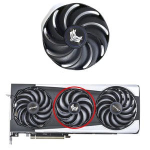 Ventilateur carte vidéo 87MM FDC10H12D9-C 95MM FDC10U12D9-C pour saphir <span class=keywords><strong>NITRO</strong></span> + AMD Radeon RX 6700 <span class=keywords><strong>6800</strong></span> 6900 XT carte graphique ventilateur de refroidissement - Product Image 4