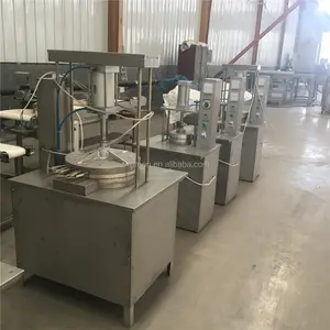 Semi Automatische Elektrische Automatische Roti/Pannenkoek Maker 304 Rvs Houten Doos