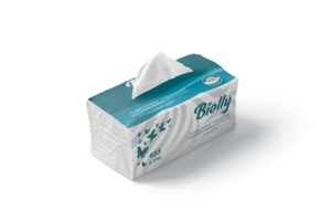 Pañuelos Faciales Biolly 425 Hojas - Sin Blanquear, Naturales, Sin Olor, Higiene Diaria - Product Image 1