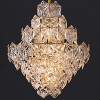 Tyson Moderne LED Cristal Pendentif Lampe Finition Or Grande Pièce Non Standard Luminaires pour Maison ou Hôtel Lustre Éclairage