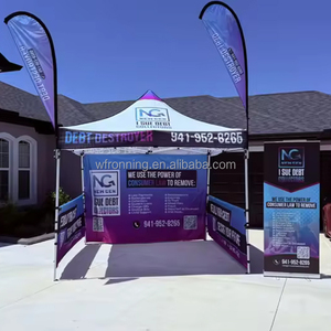 Sự kiện kinh doanh hiển thị tán đầy đủ màu sắc in logo quảng cáo hiển thị Lều mái tùy chỉnh 10x15ft quảng cáo Tán lều - Product Image 2