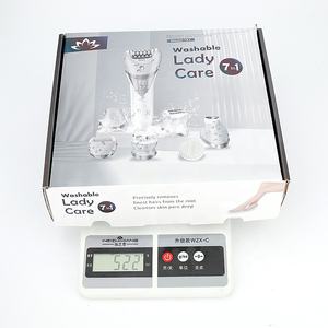 Nuovo Resuxi rasoio 727 donna 7 in 1 toelettatura Kit indolore IPX6 impermeabile rasoio per il corpo delle <span class=keywords><strong>donne</strong></span> <span class=keywords><strong>epilatore</strong></span> elettrico viola Grey - Product Image 4