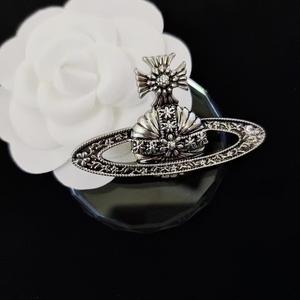 ベストセラーのサターンブローチ、ヴィンテージピン装飾付き、衣類用 - Product Image 3