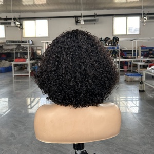 Nouvelle Perruque Courte Bouclée Lagos en Cheveux Humains Ligne de Cheveux Naturelle XX05 Couleur Naturelle Vente en Gros Perruque Frontale 13x4 Dentelle HD Perruques Ligne de Cheveux Basse - Product Image 6