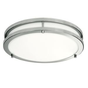 <span class=keywords><strong>Plafonnier</strong></span> LED rond moderne de <span class=keywords><strong>10</strong></span>, 12, 14, 16, 18, 24 pouces, finition nickel brossé, montage encastré pour la maison et le bureau - Product Image 1
