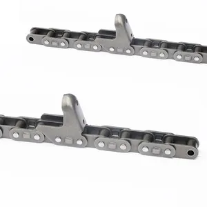 High Tensile CA557K Conveyor Chains S And CA CA557 CA620 CA2063H Type Agricultural Chain With Attachment OEM Supported