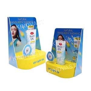 Tùy chỉnh mới nhất thiết kế hiển thị đứng khuyến mãi nước hoa mỹ phẩm trang điểm các tông sóng hiển thị sàn cho cửa hàng bán lẻ - Product Image 4